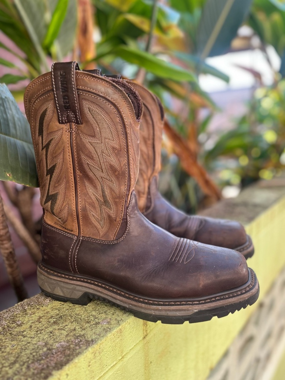 Red Wing RIO FLEX Men's Safety Toe Pull-On Boot Size 7 Regular
